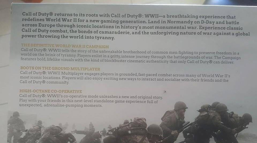 Call of Duty: WWII sale el 3 de noviembre e incluye campaña cooperativa